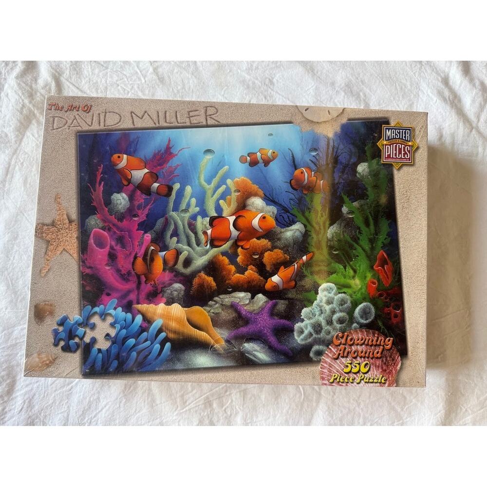 New art of David Miller by Master Pieces Clowning Around 550 Piece jigsaw Puzzle